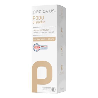 Спрей для ніг з сріблом Peclavus PODOdiabetic Fusspray Silber 150 мл - основне фото