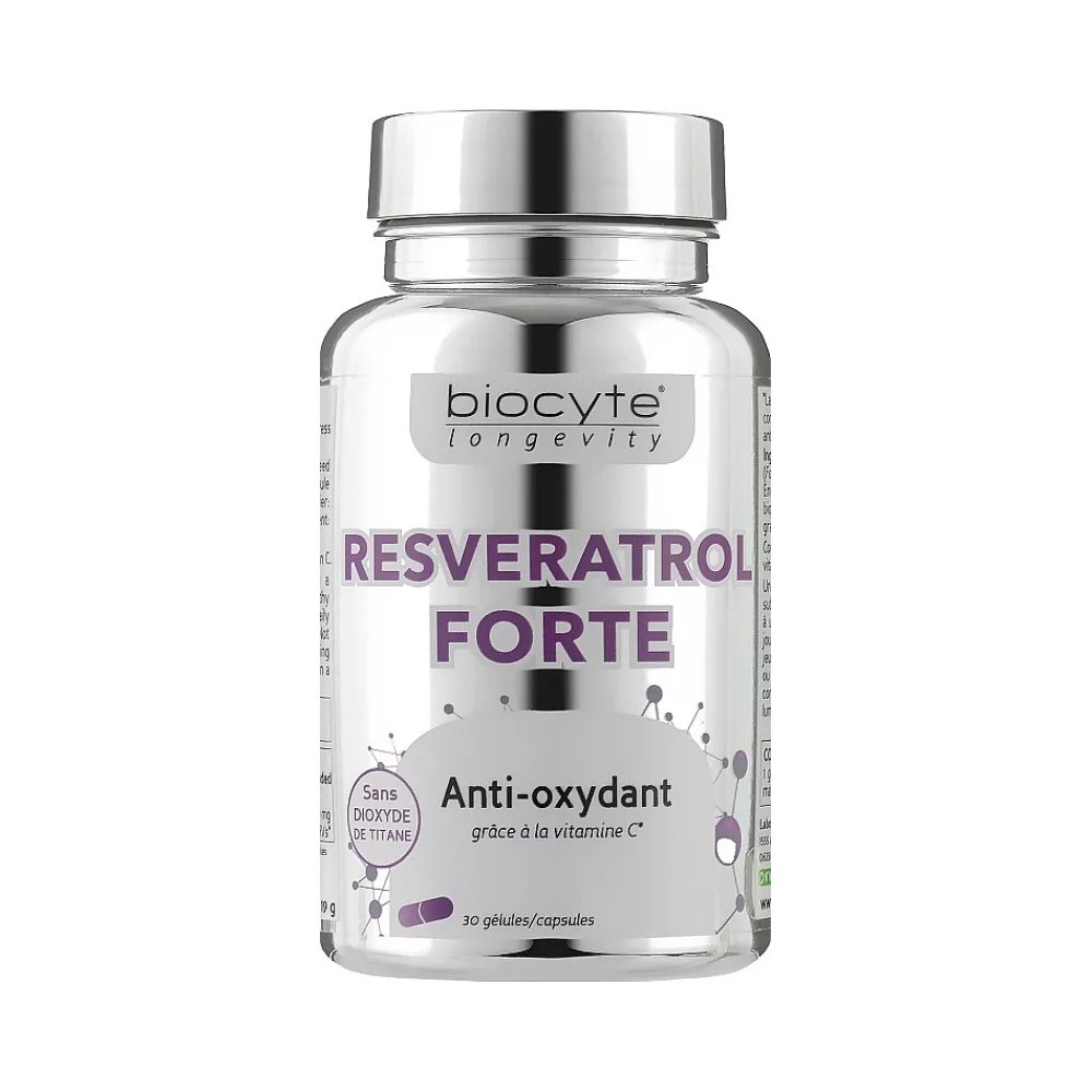 Антиоксидантна харчова добавка Biocyte Resveratrol Forte 30 шт - основне фото