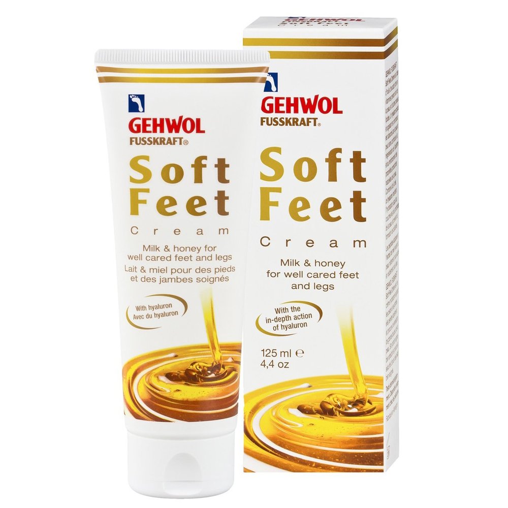 Шёлковый крем «Молоко и мёд» с гиалуроновой кислотой Gehwol Fusskraft Soft Feet Cream 125 мл - основное фото