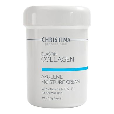 Зволожувальний крем для нормальної шкіри «Еластин, колаген, азулен» Christina Elastin Collagen Azulene Moisture Cream 250 мл - основне фото