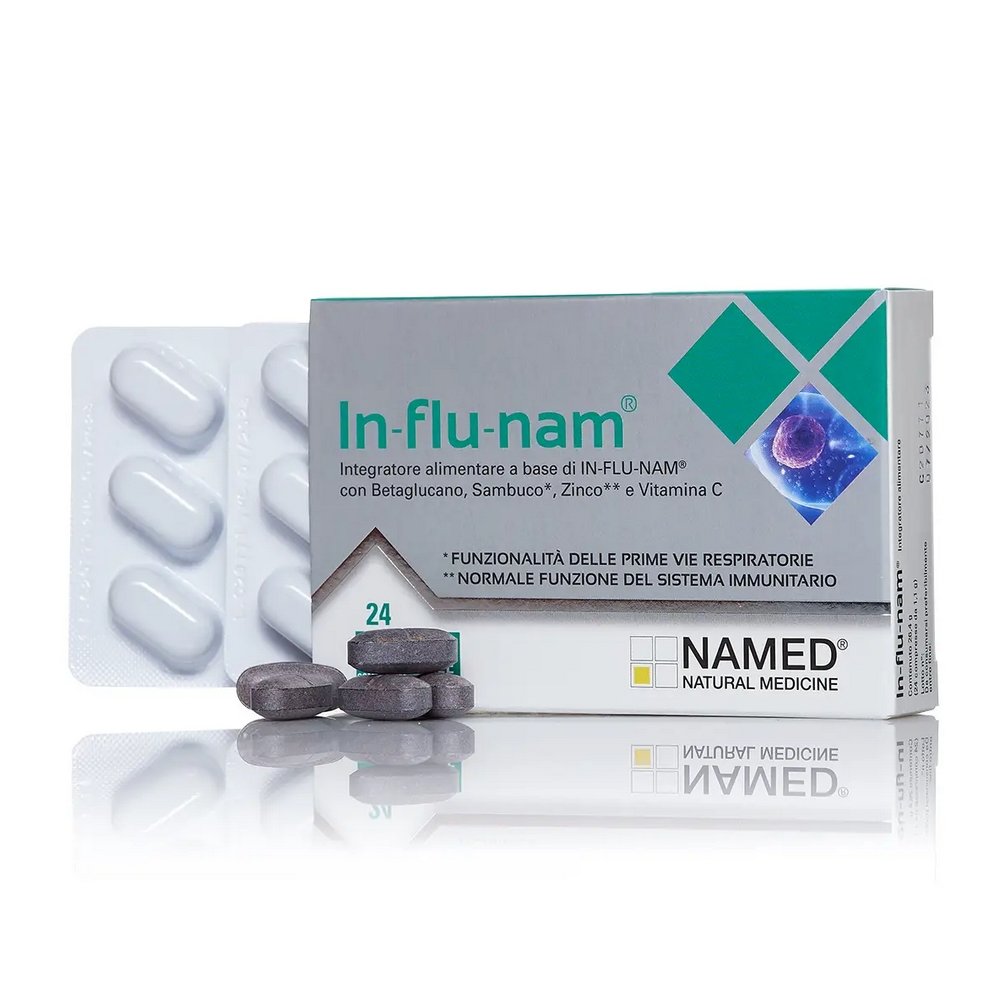 Диетическая добавка для улучшения иммунитета Named Natural Medicine In-Flu-Nam 24 шт - основное фото