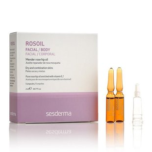 Восстанавливающее масло шиповника Sesderma Rosoil Mender Rose Hip Oil 5 x 2 мл - основное фото