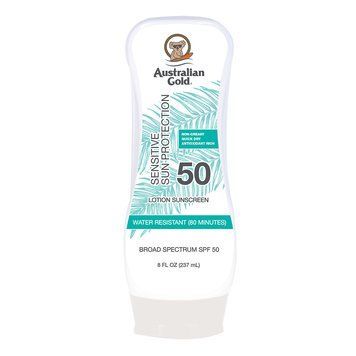 Сонцезахисний лосьйон для тіла Australian Gold Sensitive Skin Sun Protection Lotion SPF 50 237 мл - основне фото