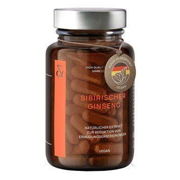 Сибірський женьшень CLAV Sibirischer Ginseng 60 шт - основне фото