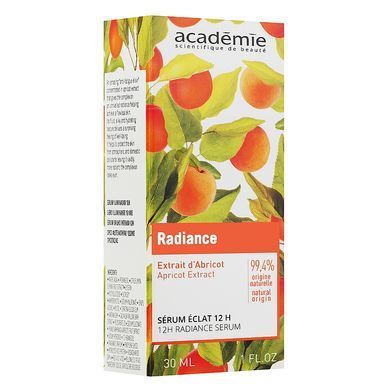 Абрикосова сироватка &laquo;Сяйво 12 годин&raquo; Academie 12H Radiance Serum 30 мл - основне фото