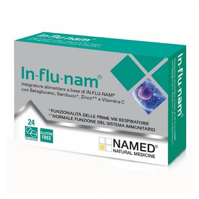 Дієтична добавка для покращення імунітету Named Natural Medicine In-Flu-Nam 24 шт - основне фото
