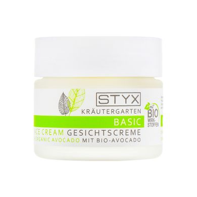 Крем для нормальної шкіри з авокадо STYX Naturcosmetic Krautergarten BASIC Gesichtscreme mit Bio-Avocado 50 мл - основне фото