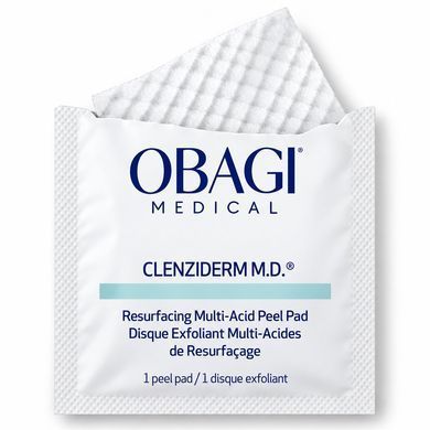 Мультикислотні пади Obagi CLENZIderm MD Resurfacing Multi-Acid Peel Pads 30 шт - основне фото