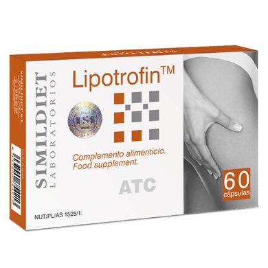 Харчова добавка «Ліпотрофін» SIMILDIET Laboratorios Lipotrofin 60 шт - основне фото