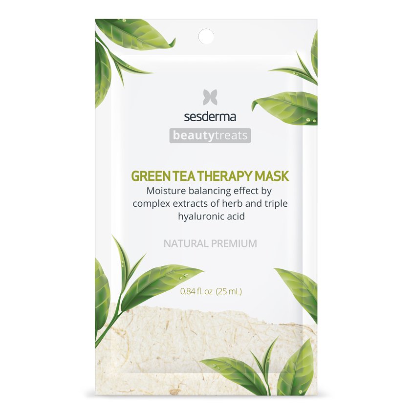 Маска с экстрактом зеленого чая Sesderma Beauty Treats Green Tea Therapy 25 мл - основное фото