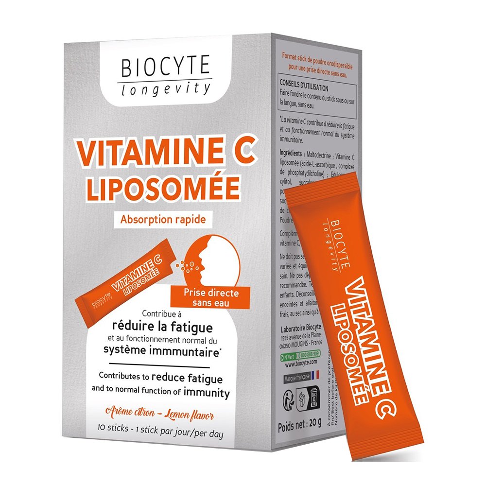 Пищевая добавка для иммунной системы Biocyte Vitamine C Liposomee Orodispersib 10 шт - основное фото