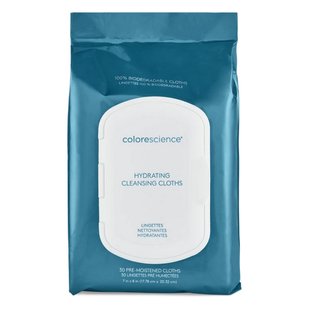 Салфетки для очищения кожи лица ColoreScience Hydrating Cleansing Cloths 30 шт - основное фото