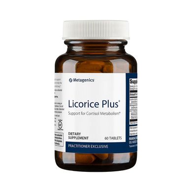 Диетическая добавка для профилактики гормональных нарушений Metagenics Licorice Plus 60 шт - основное фото