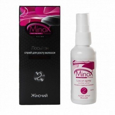 Женский лосьон для роста волос MinoX 2 Minoxidil Lotion-Spray For Hair Growth 50 мл - основное фото