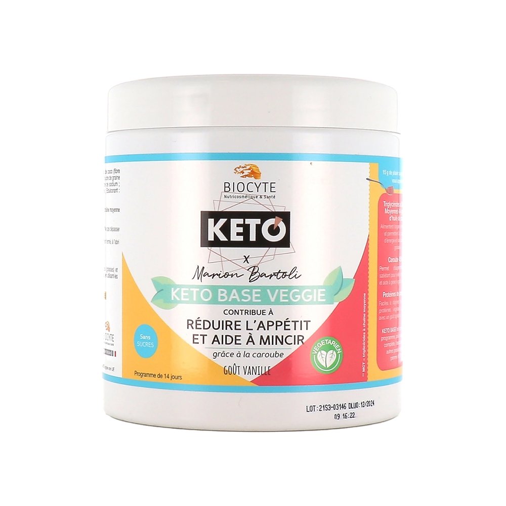 Вегетарианская пищевая добавка для похудения Biocyte Keto Base Veggie 210 г - основное фото