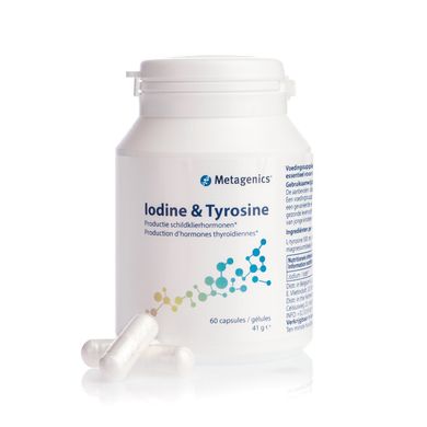 Дієтична добавка для підтримки щитовидної залози Metagenics Iodine Tyrosine 60 шт - основне фото
