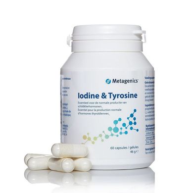 Дієтична добавка для підтримки щитовидної залози Metagenics Iodine Tyrosine 60 шт - основне фото