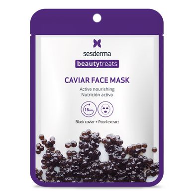 Поживна маска з екстрактом чорної ікри Sesderma Beauty Treats Black Caviar 22 мл - основне фото