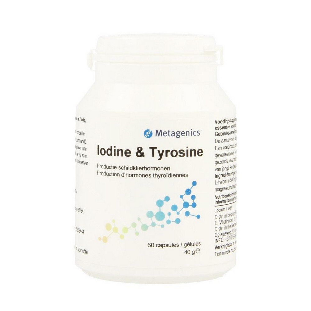 Диетическая добавка для поддержки щитовидной железы Metagenics Iodine Tyrosine 60 шт - основное фото