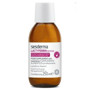Безалкогольна харчова добавка для імунітету Sesderma Lactyferrin Defence Food Supplement Alcohol Free 250 мл - основне фото
