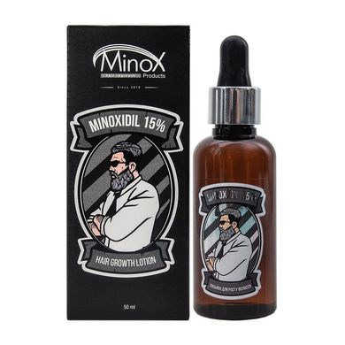 Чоловічий лосьйон для росту волосся MinoX 15 Minoxidil Lotion-Spray For Hair Growth 50 мл - основне фото