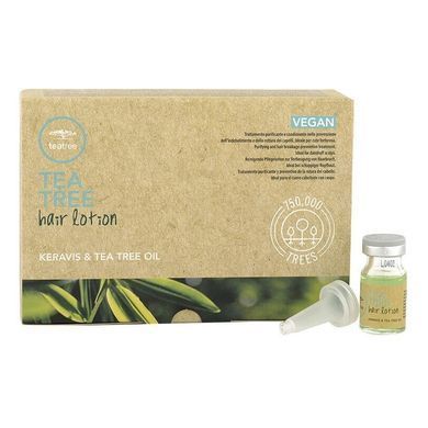 Лосьйон для волосся і шкіри голови з керавісом і чайним деревом Paul Mitchell Tea Tree Hair Lotion Keravis and Tea Tree Oil 12 x 6 мл - основне фото