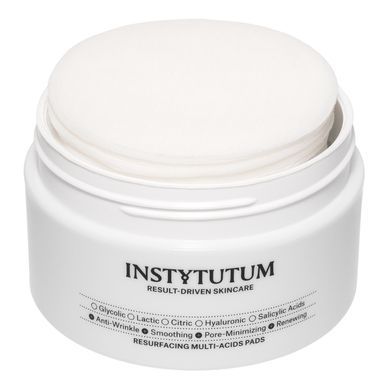 Пады с кислотами для глубокого обновления кожи INSTYTUTUM Resurfacing Multi-Acids Pads 60 шт - основное фото