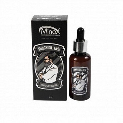 Мужской лосьон для роста волос MinoX 15 Minoxidil Lotion-Spray For Hair Growth 50 мл. - основное фото