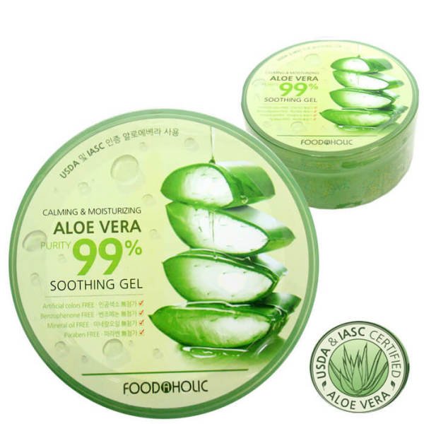 Увлажняющий гель на основе алоэ вера Food-A-Holic Aloe Vera Soothing Gel 300 мл - основное фото