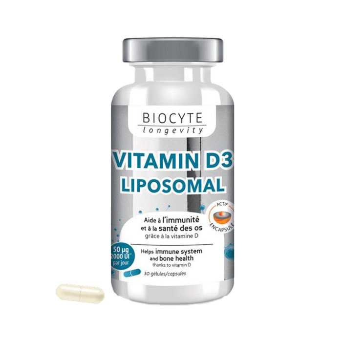 Харчова добавка для кісток Biocyte Vitamine D3 Liposomal 30 шт - основне фото