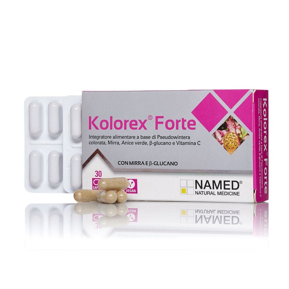 Дієтична добавка для боротьби з грибковими інфекціями Named Natural Medicine Kolorex Forte 30 капсул - основне фото