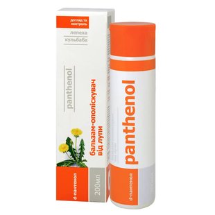 Бальзам «Пантенол» от перхоти Panthenol Conditioner 200 мл - основное фото