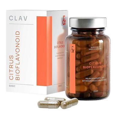 Дієтична добавка з цитрусовими біофлавоноїдами CLAV Citrus Bioflavonoide 60 шт - основне фото