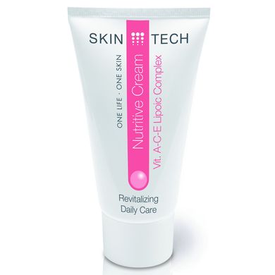 Омолоджувальний крем з ліпоєвою кислотою та вітамінами Skin Tech Cosmetic Daily Care Nutritive Cream Vit A-C-E Lipoic Complex 50 мл - основне фото