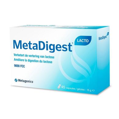 Харчова добавка при гіполактазії Metagenics MetaDigest Lacto 45 шт - основне фото