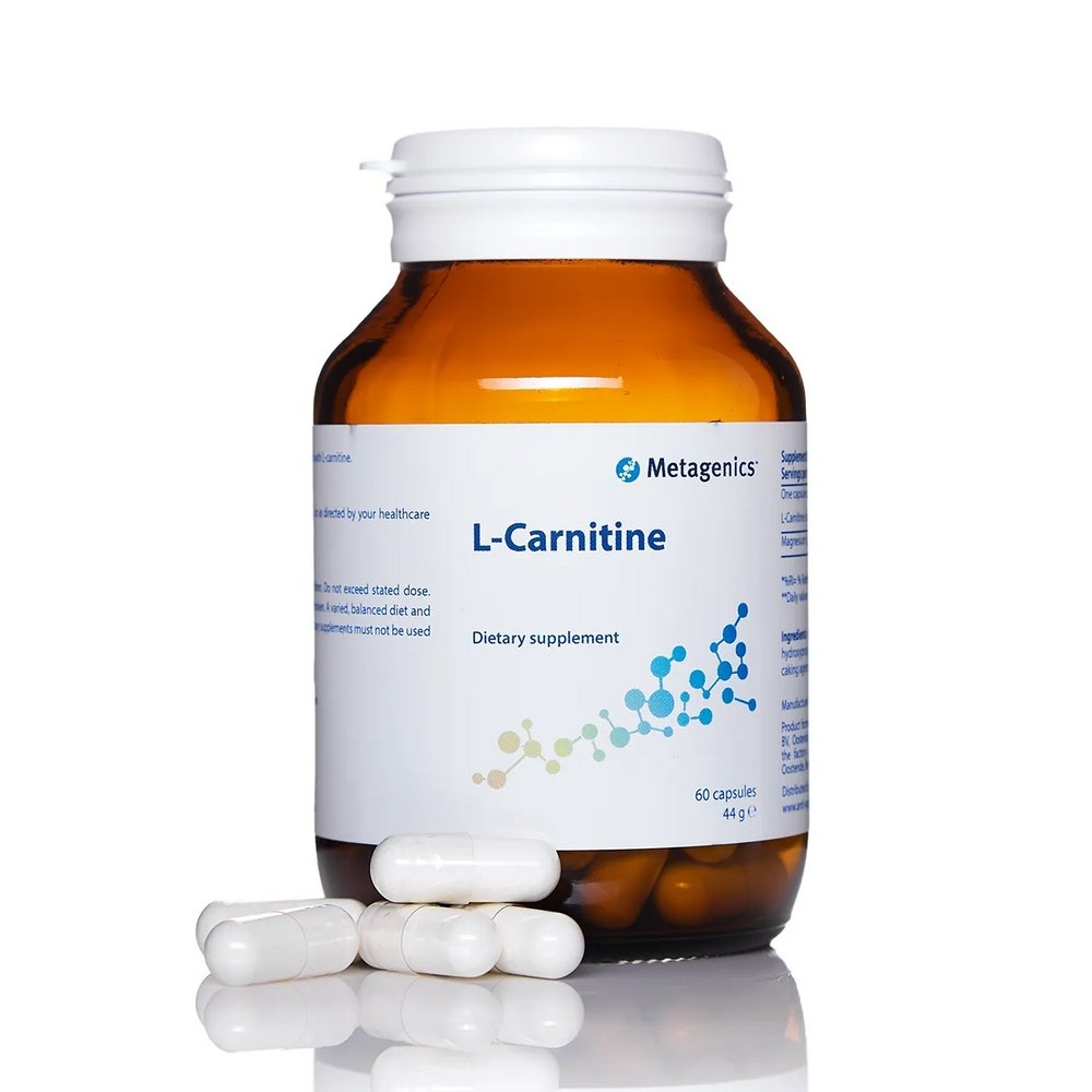 Дієтична добавка для покращення пам'яті Metagenics L-Carnitine 60 капсул - основне фото