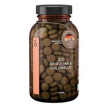 Спіруліна та хлорела CLAV Bio Spirulina & Chlorella 360 шт - основне фото