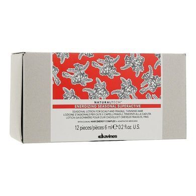 Сезонний лосьйон для шкіри голови Davines Naturaltech Energizing Seasonal Superactive 12&times;6 мл - основне фото