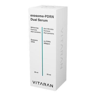 Двойная сыворотка с экзосомами и PDRN VITARAN Exosome-PDRN Dual Serum 2x25 мл - основное фото