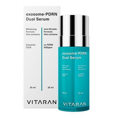 Двойная сыворотка с экзосомами и PDRN VITARAN Exosome-PDRN Dual Serum 2x25 мл - основное фото