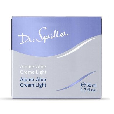Лёгкий увлажняющий крем для лица Dr. Spiller Alpine-Aloe Light Cream 50 мл - основное фото