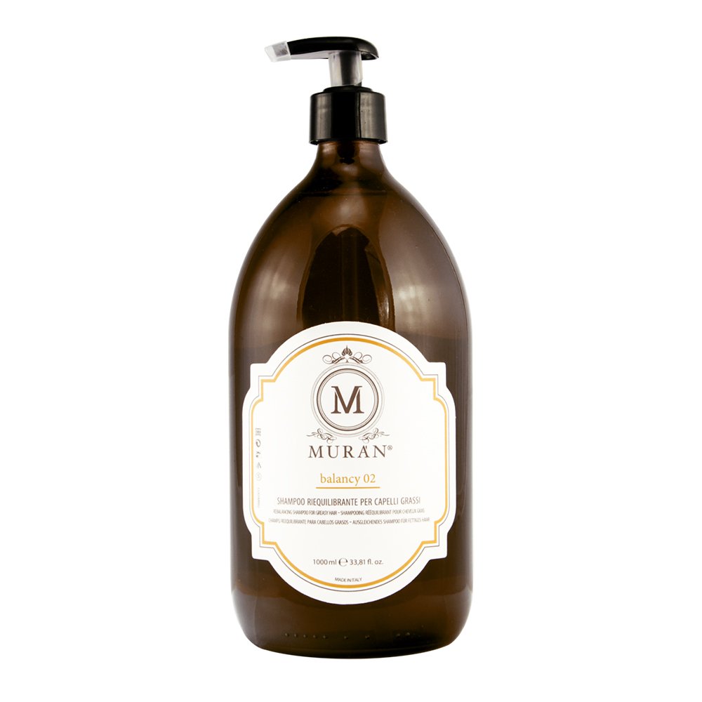 Себорегулюючий шампунь для жирної шкіри голови Muran Balancy 02 Rebalancing Shampoo For Greasy Hair 1000 мл - основне фото