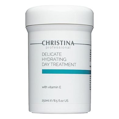 Делікатний зволожувальний денний лікувальний крем з вітаміном Е для нормальної та сухої шкіри Christina Delicate Hydrating Day Treatment 250 мл - основне фото