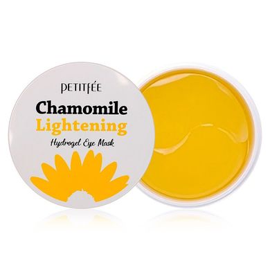 Гидрогелевые осветляющие патчи с экстрактом ромашки Petitfee Chamomile Lightening Hydrogel Eye Patch 60 шт - основное фото