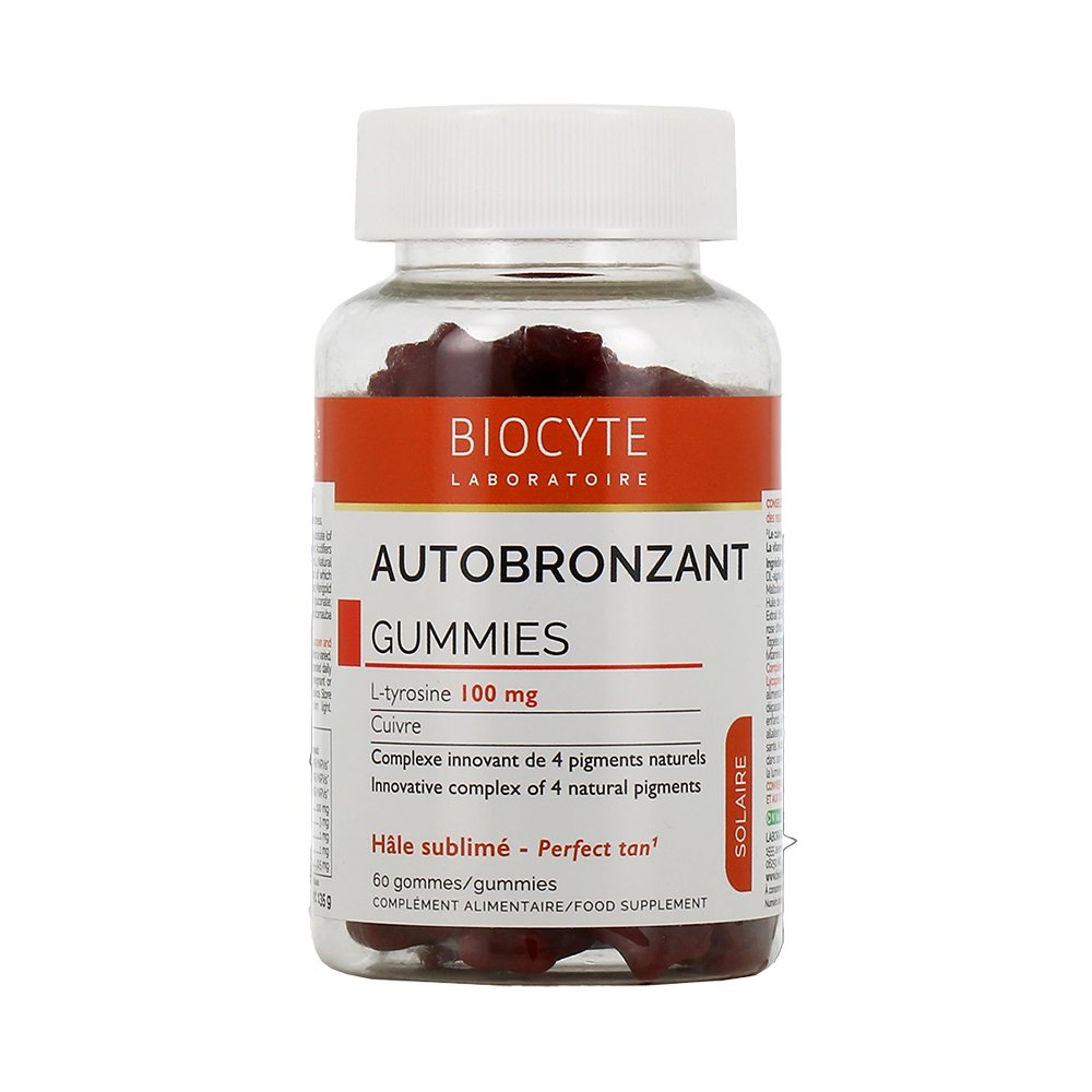 Харчова добавка для автозасмаги Biocyte Autobronzant Gummies 60 шт - основне фото