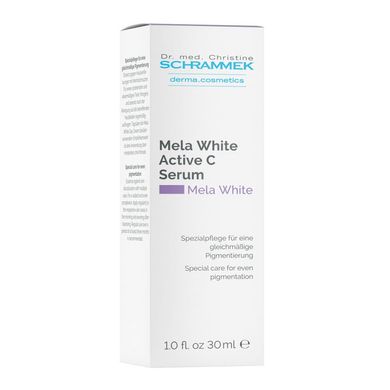 Регенеруюча сироватка «Перлове сяйво» Dr.Schrammek Mela White White Active C Serum 30 мл - основне фото