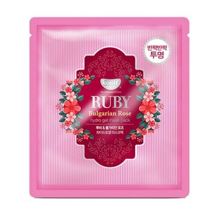 Гидрогелевая маска для лица с рубином Koelf Ruby And Bulgarian Rose Hydro Gel Mask 1 шт - основное фото