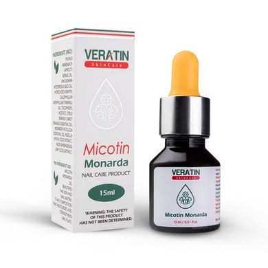 Бальзам-концентрат «Мікотин Монарда» Flosvita Veratin Skin Care Micotin Monarda 15 мл - основне фото