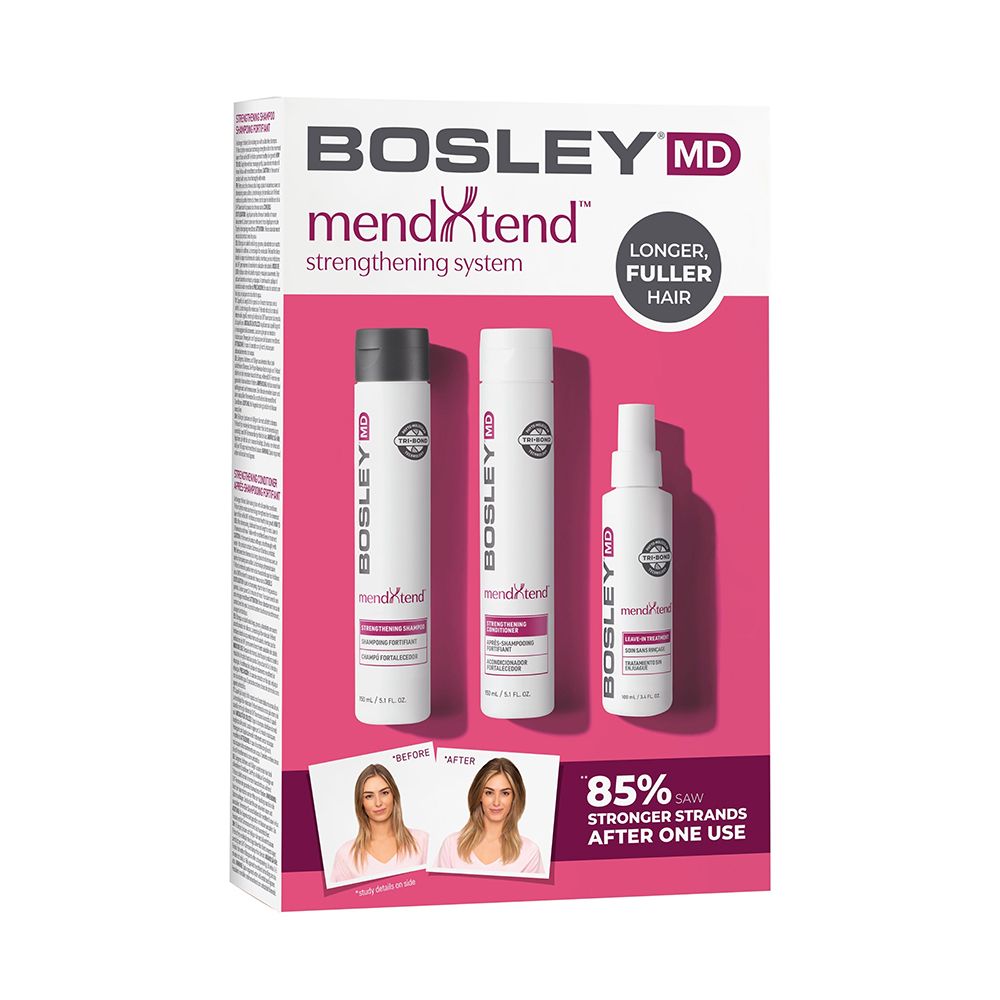 ᐉ Набор для укрепления и питания волос BosleyMD MendXtend Strengthening  System Kit - купить в Лазерхауз Косметикс | цена, отзывы | Украина, Киев