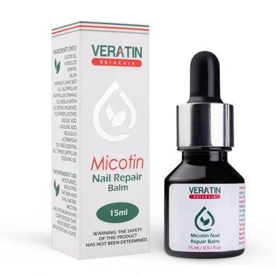 Бальзам-концентрат для восстановления ногтей Flosvita Veratin Skin Care Micotin Nail Repair Balm 15 мл - основное фото